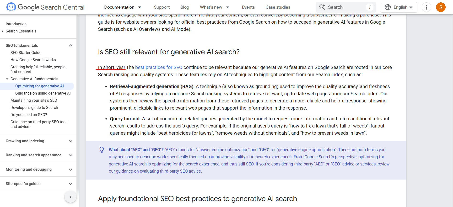 google ai article